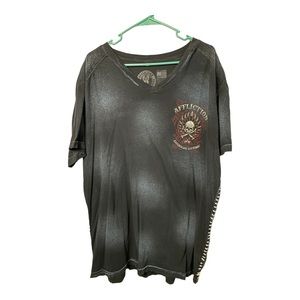 Affliction- Blue Mens Tee 2XL